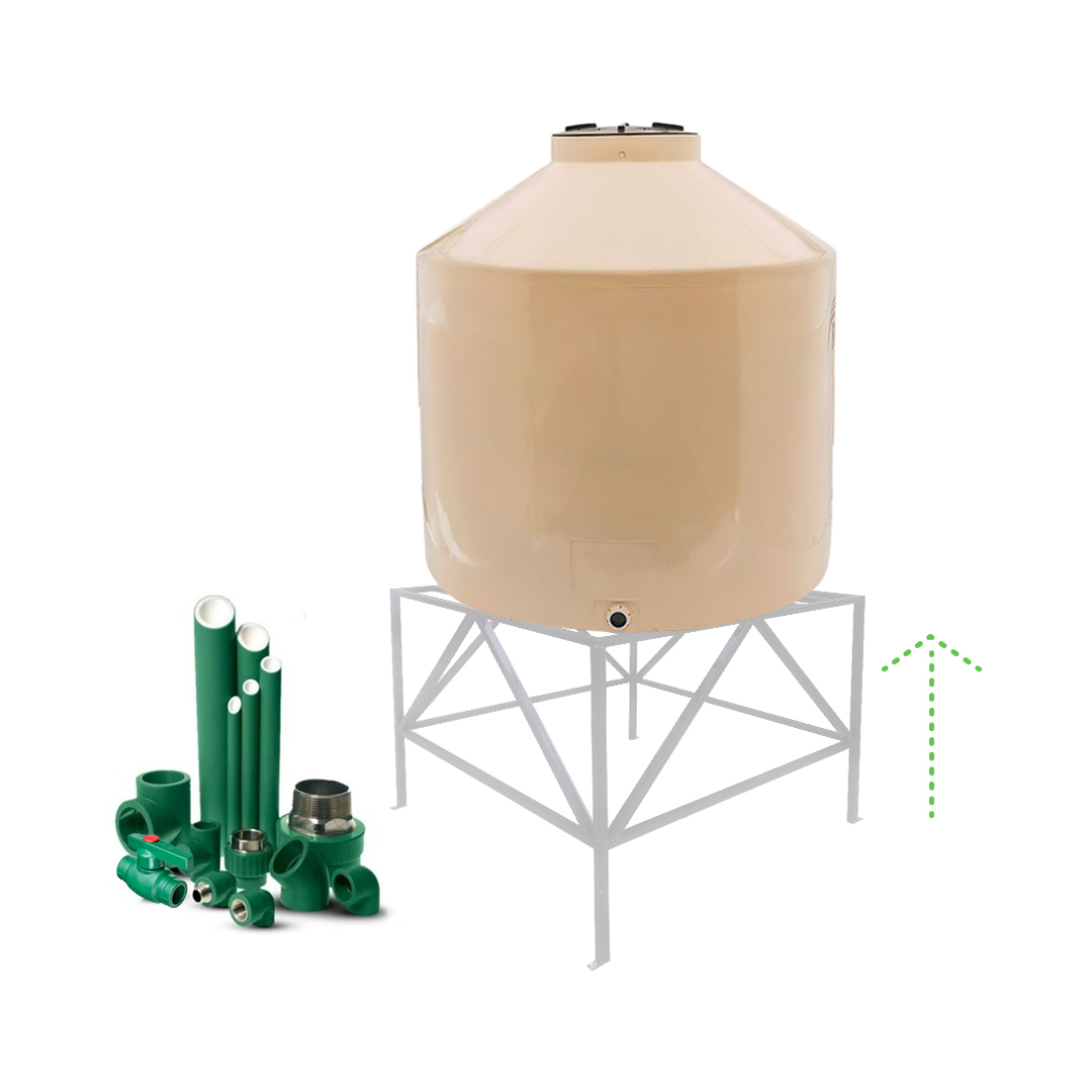 ELEVACION DEL TINACO SIN BASE